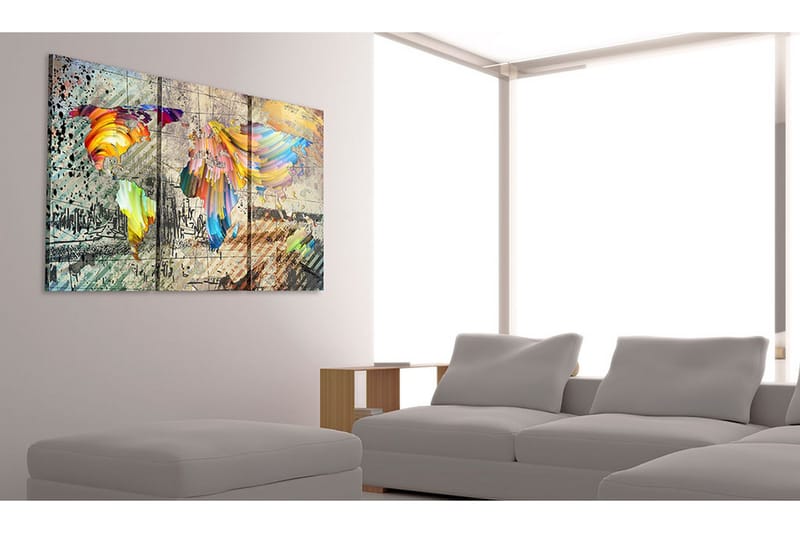 Taulu World Full Of Colours 120x80 - Artgeist sp. z o. o. - Sisustustuotteet - Taulu & taide - Canvas-taulu