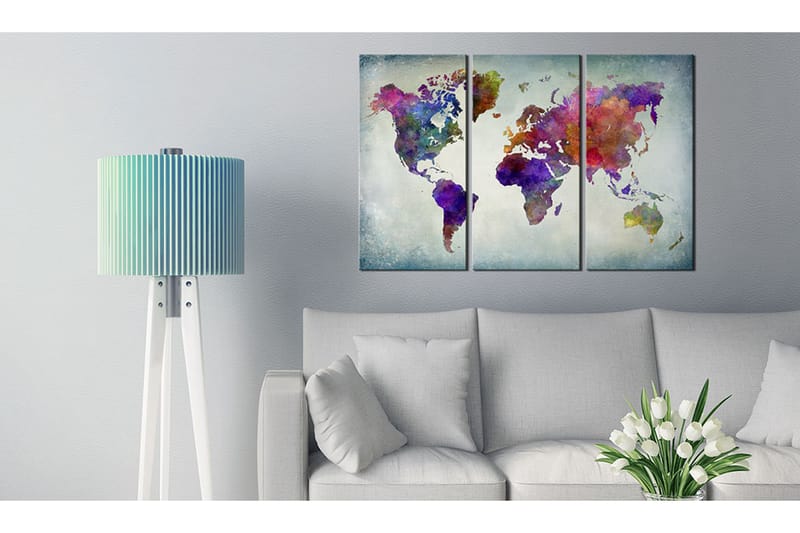 Taulu World In Colors 120x80 - Artgeist sp. z o. o. - Sisustustuotteet - Taulu & taide - Canvas-taulu