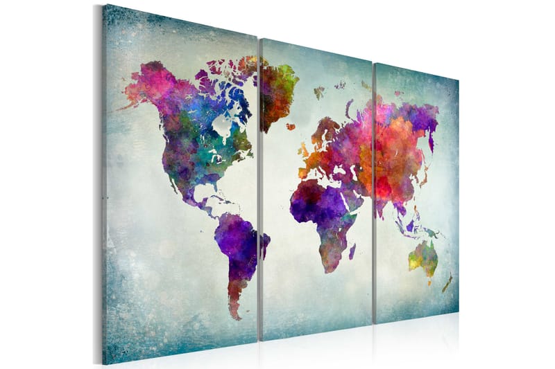 Taulu World In Colors 120x80, Artgeist sp. z o. o.