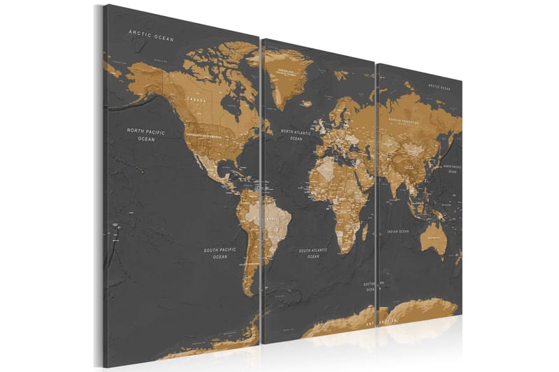 Taulu World Map Modern Aesthetics 120x80, Artgeist sp. z o. o.