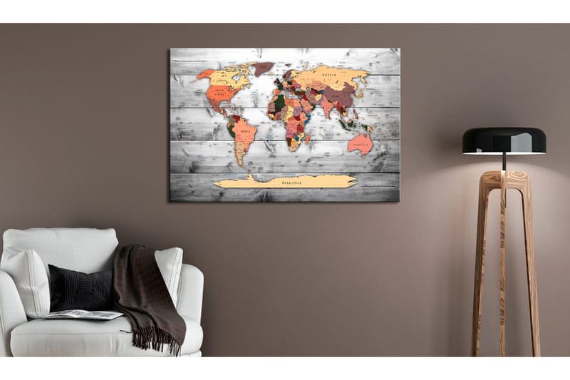 Taulu World Map: New Directions 90x60, Artgeist sp. z o. o.
