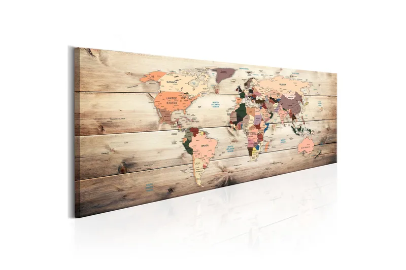Taulu World Maps: Map of Dreams 135x45, Artgeist sp. z o. o.