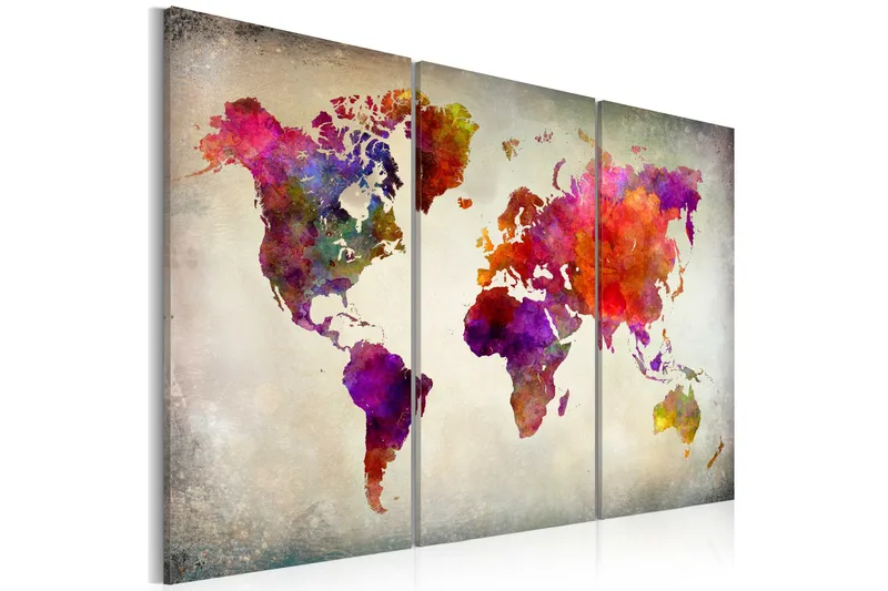 Taulu World Mosaic Of Colours 120x80, Artgeist sp. z o. o.