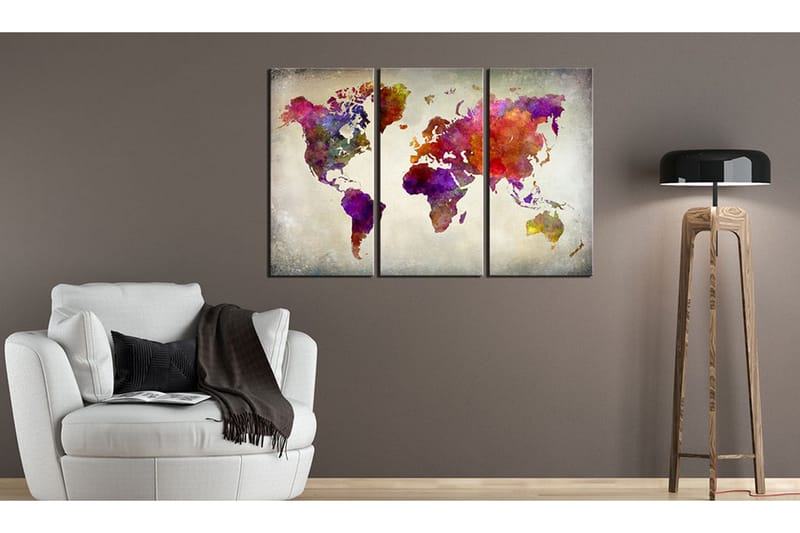 Taulu World Mosaic Of Colours 120x80 - Artgeist sp. z o. o. - Sisustustuotteet - Taulu & taide - Canvas-taulu