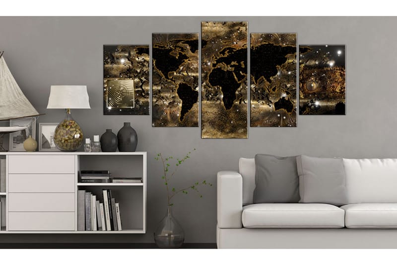 Taulu World Of Bronze 200x100 - Artgeist sp. z o. o. - Sisustustuotteet - Taulu & taide - Canvas-taulu