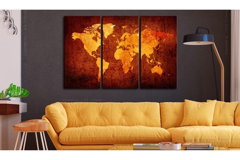 Taulu World Of Orange 120x80 - Artgeist sp. z o. o. - Sisustustuotteet - Taulu & taide - Canvas-taulu