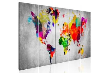 Taulu World on Concrete 225x90 - Artgeist sp. z o. o. - Sisustustuotteet - Taulu & taide - Canvas-taulu