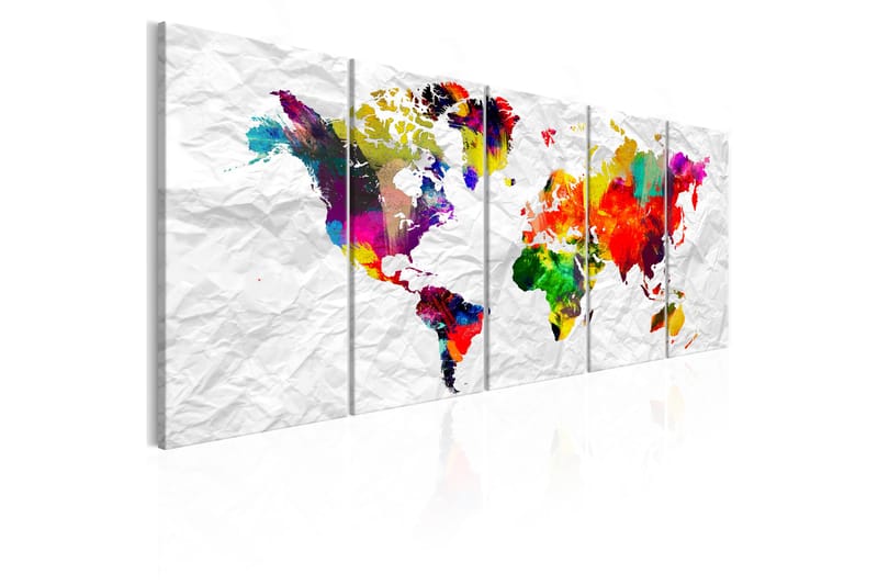 Taulu World On Paper 225x90 - Artgeist sp. z o. o. - Sisustustuotteet - Taulu & taide - Canvas-taulu