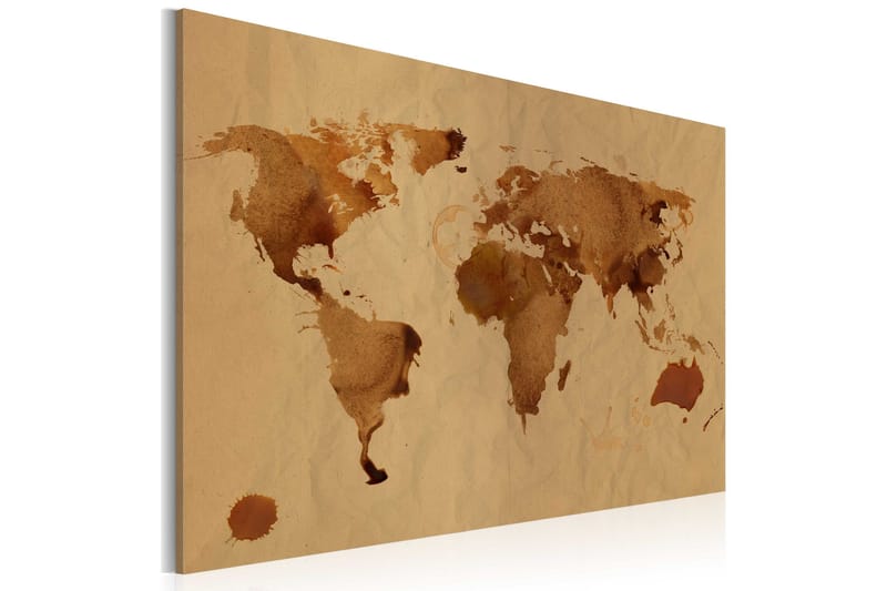 Taulu World with Coffee 90x60, Artgeist sp. z o. o.