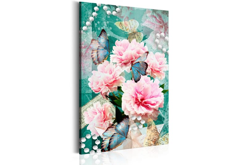 Taulu Written in Flowers 80x120 - Artgeist sp. z o. o. - Sisustustuotteet - Taulu & taide - Canvas-taulu