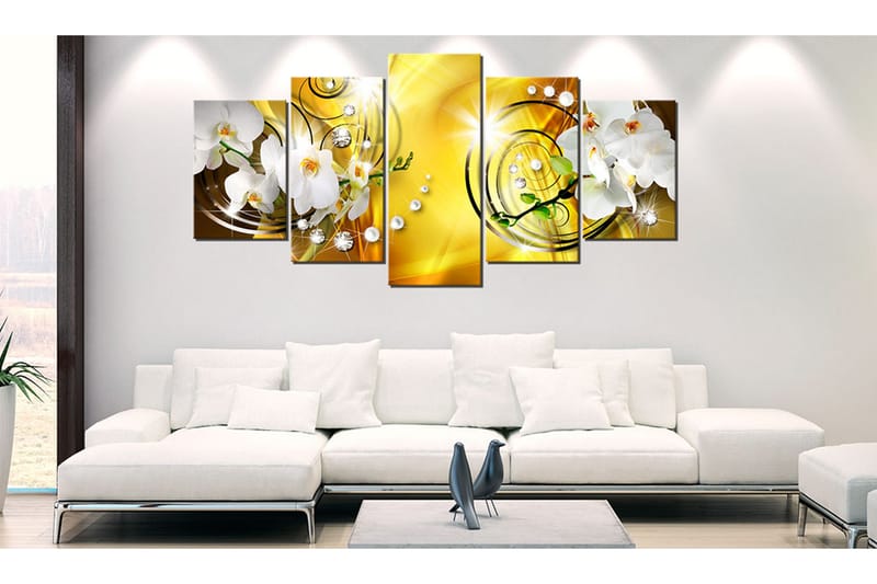 Taulu Yellow Admiration 200x100 - Artgeist sp. z o. o. - Sisustustuotteet - Taulu & taide - Canvas-taulu