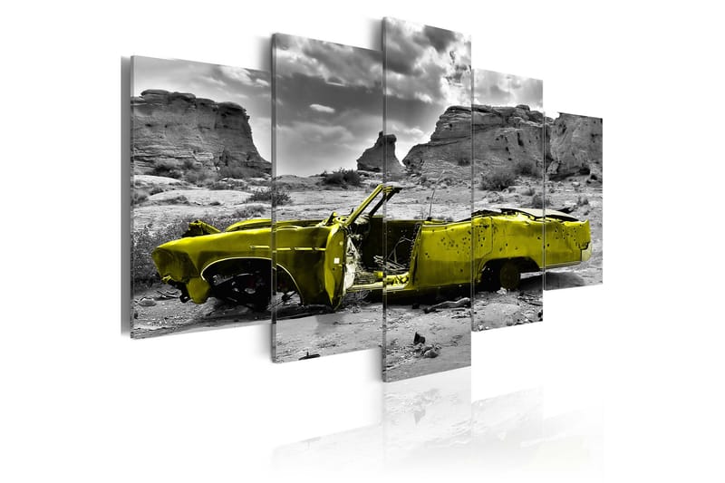 Taulu Yellow Car 200x100, Artgeist sp. z o. o.