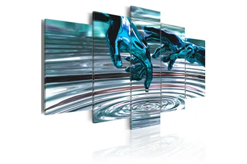 Taulu Ympyrät vedessä 200x100 - Artgeist sp. z o. o. - Sisustustuotteet - Taulu & taide - Canvas-taulu