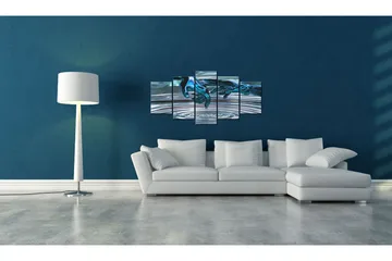 Taulu Ympyrät vedessä 200x100 - Artgeist sp. z o. o. - Sisustustuotteet - Taulu & taide - Canvas-taulu