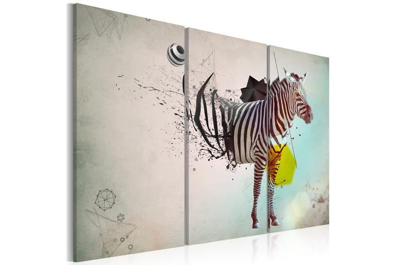 Taulu Zebra Abstrakti 120x80, Artgeist sp. z o. o.