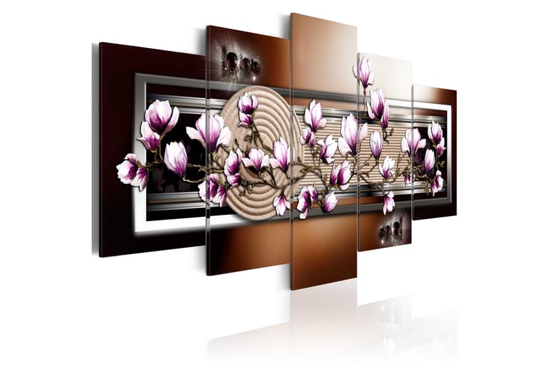 Taulu Zen Garden And Magnolia 200x100 - Artgeist sp. z o. o. - Sisustustuotteet - Taulu & taide - Canvas-taulu