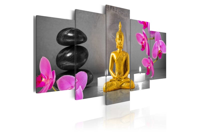 Taulu Zen Golden Buddha 100x50, Artgeist sp. z o. o.