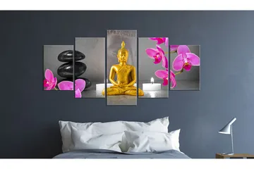 Taulu Zen Golden Buddha 200x100 - Artgeist sp. z o. o. - Sisustustuotteet - Taulu & taide - Canvas-taulu