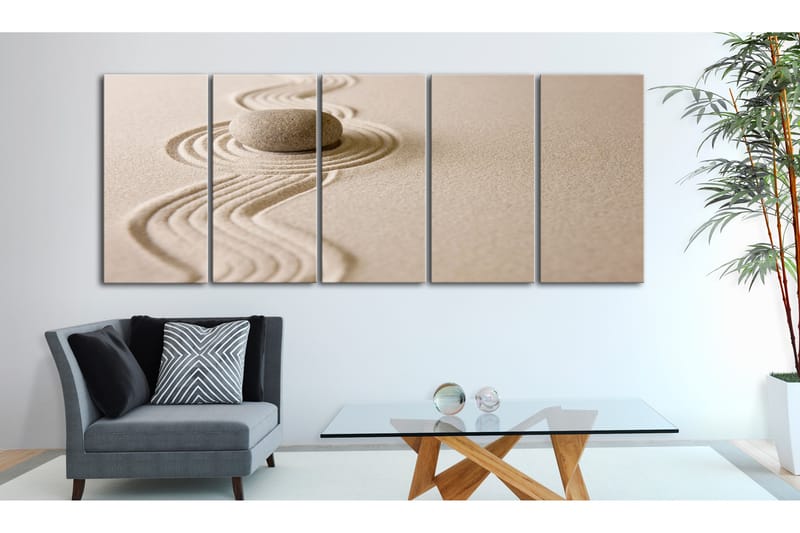 Taulu Zen Sand And Stone 225x90 - Artgeist sp. z o. o. - Sisustustuotteet - Taulu & taide - Canvas-taulu