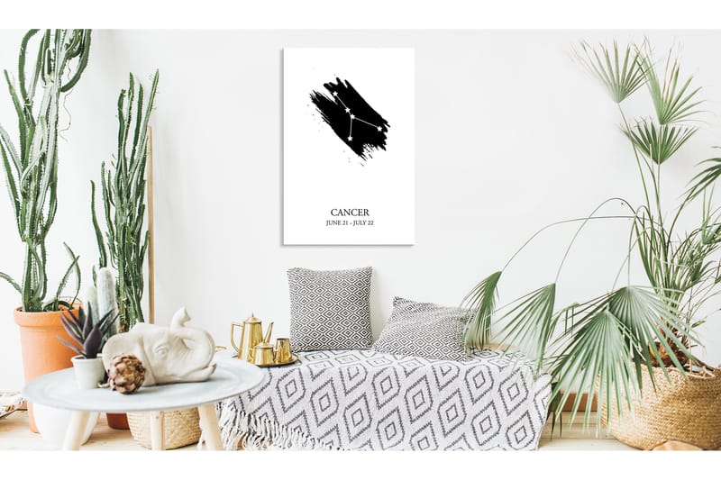 Taulu Zodiac Signs: Cancer (1 Part) Vertical 40x60, Artgeist sp. z o. o.