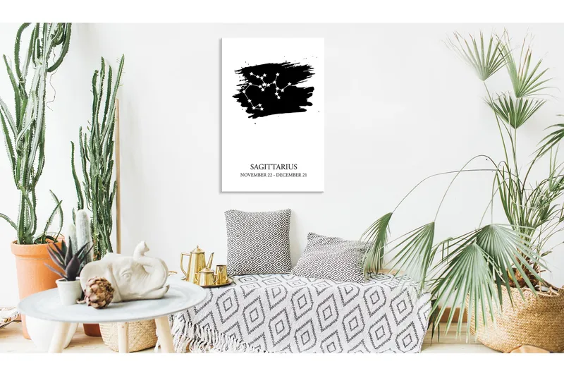 Taulu Zodiac Signs: Sagittarius (1 Part) Vertical 60x90, Artgeist sp. z o. o.