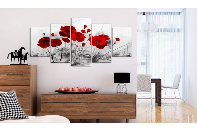 Taulu Poppy red miracle 200x100 - Artgeist sp. z o. o. - Sisustustuotteet - Taulu & taide - Canvas-taulu