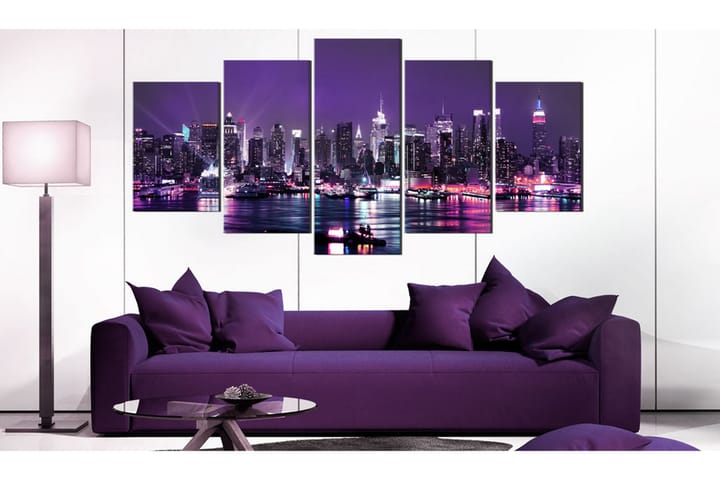 Taulu Purple Sky 100x50 - Artgeist sp. z o. o. - Canvas-taulu - Seinäkoristeet