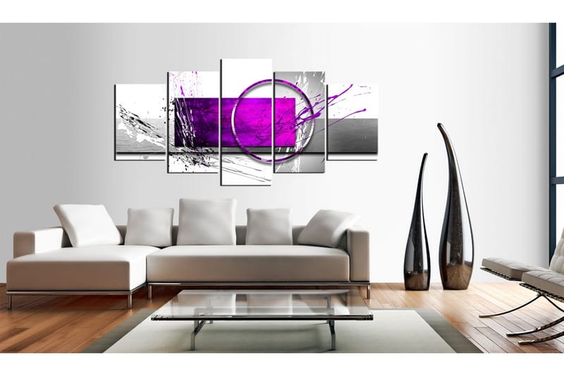Taulu Purple Expression 200x100 - Artgeist sp. z o. o. - Sisustustuotteet - Taulu & taide - Canvas-taulu