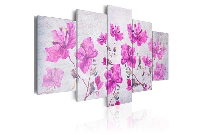 Taulu Purple Flowers 100x50, Artgeist sp. z o. o.