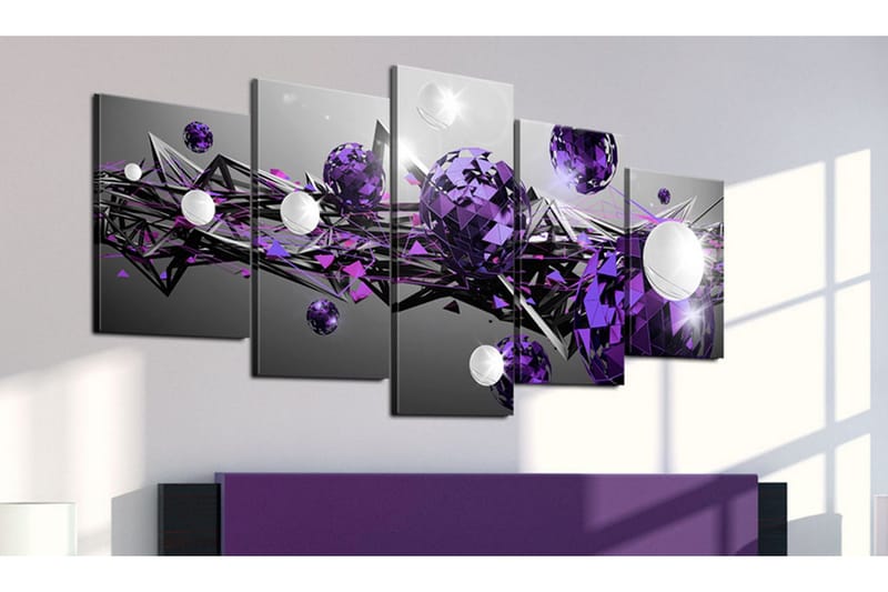 Taulu Purple Solar System 100x50 - Artgeist sp. z o. o. - Sisustustuotteet - Taulu & taide - Canvas-taulu
