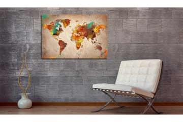 Taulu Painted World 90x60 - Artgeist sp. z o. o. - Sisustustuotteet - Taulu & taide - Canvas-taulu