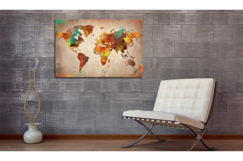 Taulu Painted World 120x80 - Artgeist sp. z o. o. - Sisustustuotteet - Taulu & taide - Canvas-taulu