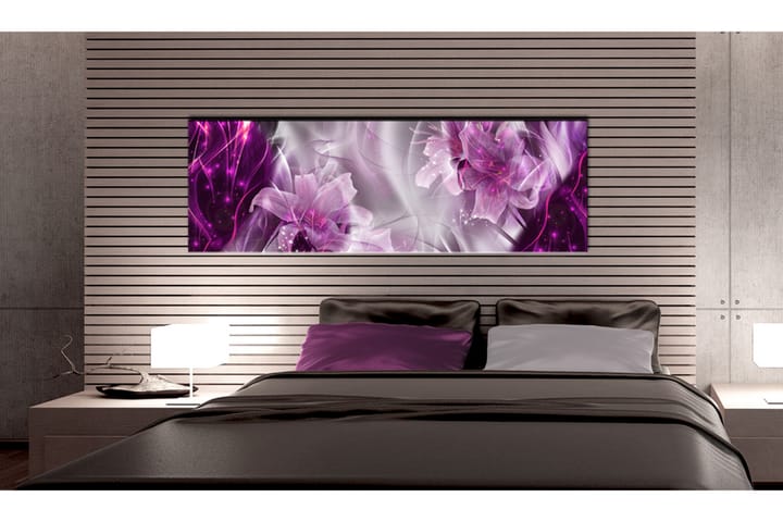 Taulu Purple Flames 150x50 - Artgeist sp. z o. o. - Canvas-taulu - Seinäkoristeet