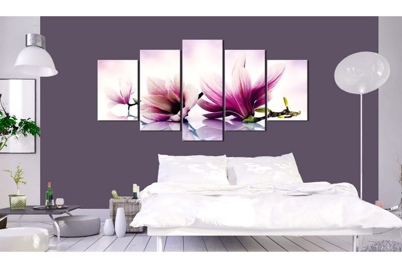 Taulu Pink Flowers Magnolias 100x50 - Artgeist sp. z o. o. - Sisustustuotteet - Taulu & taide - Canvas-taulu