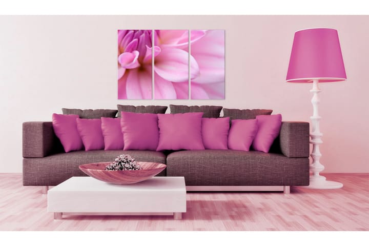 Taulu Pink Dahlia 60x40 - Artgeist sp. z o. o. - Canvas-taulu - Seinäkoristeet