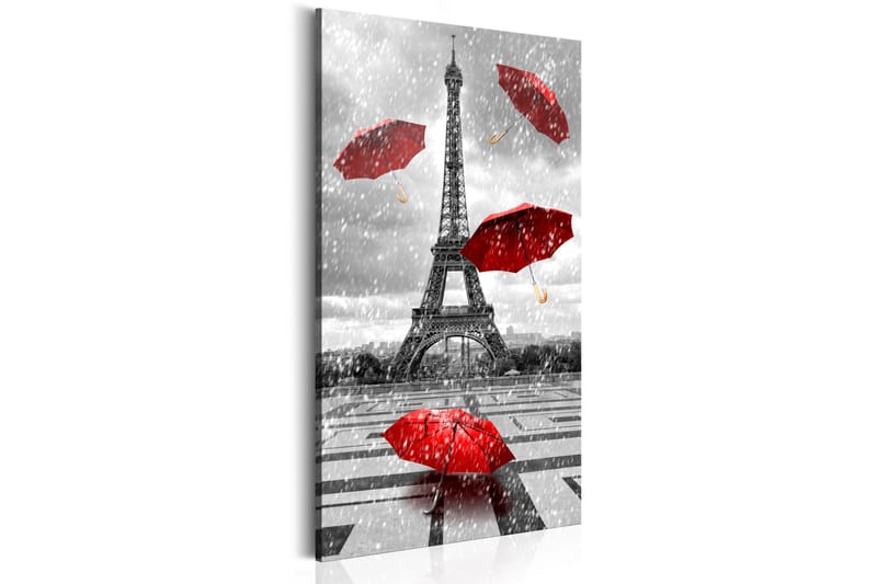 Taulu Paris: Red Umbrellas 60x120 - Artgeist sp. z o. o. - Sisustustuotteet - Taulu & taide - Canvas-taulu