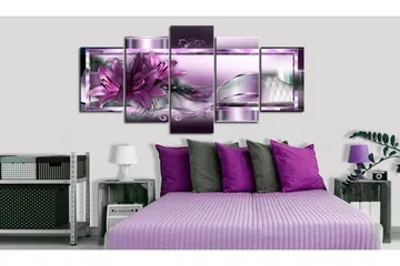 Taulu Purple Lilies 200x100 - Artgeist sp. z o. o. - Sisustustuotteet - Taulu & taide - Canvas-taulu
