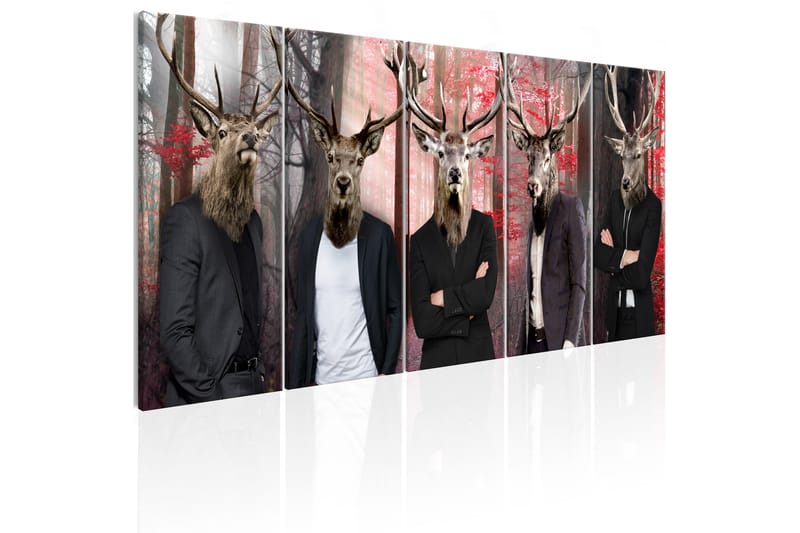 Taulu People In Masks 225x90, Artgeist sp. z o. o.