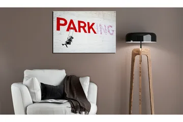 Taulu Parking Girl Swing by Banksy 120x80 - Artgeist sp. z o. o. - Sisustustuotteet - Taulu & taide - Canvas-taulu