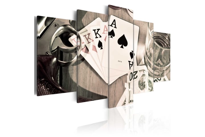 Taulu Poker Night 100x50 - Artgeist sp. z o. o. - Seinäkoristeet - Canvas-taulu