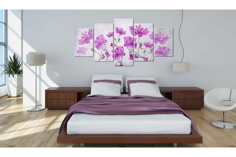 Taulu Purple Flowers 100x50 - Artgeist sp. z o. o. - Sisustustuotteet - Taulu & taide - Canvas-taulu