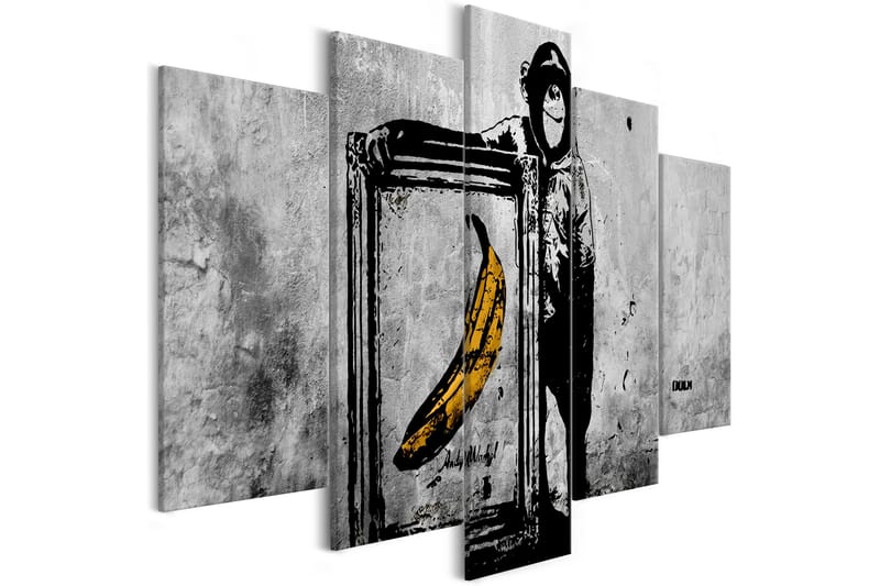 Taulu Proud Monkey 5 Parts Wide 200x100, Artgeist sp. z o. o.