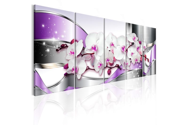 Taulu Purple Ribbons 200x80 - Artgeist sp. z o. o. - Sisustustuotteet - Taulu & taide - Canvas-taulu