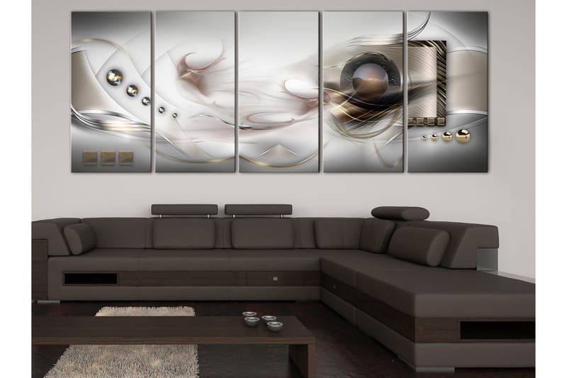 Taulu Pearly Mist 5 Parts Narrow 225x90 - Artgeist sp. z o. o. - Sisustustuotteet - Taulu & taide - Canvas-taulu