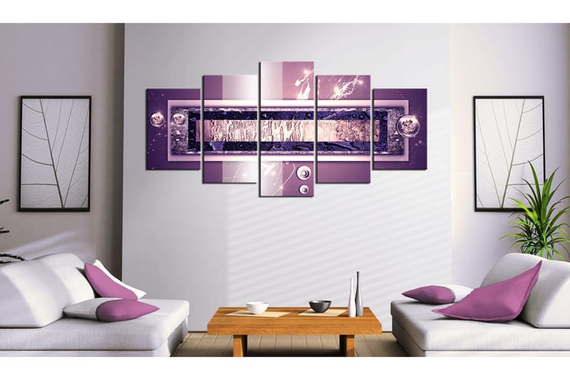 Taulu Purple Cascade 100x50 - Artgeist sp. z o. o. - Sisustustuotteet - Taulu & taide - Canvas-taulu