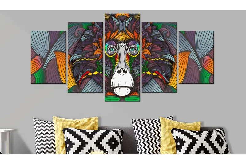 Taulu Philosopher Of The Jungle 200x100 - Artgeist sp. z o. o. - Sisustustuotteet - Taulu & taide - Canvas-taulu
