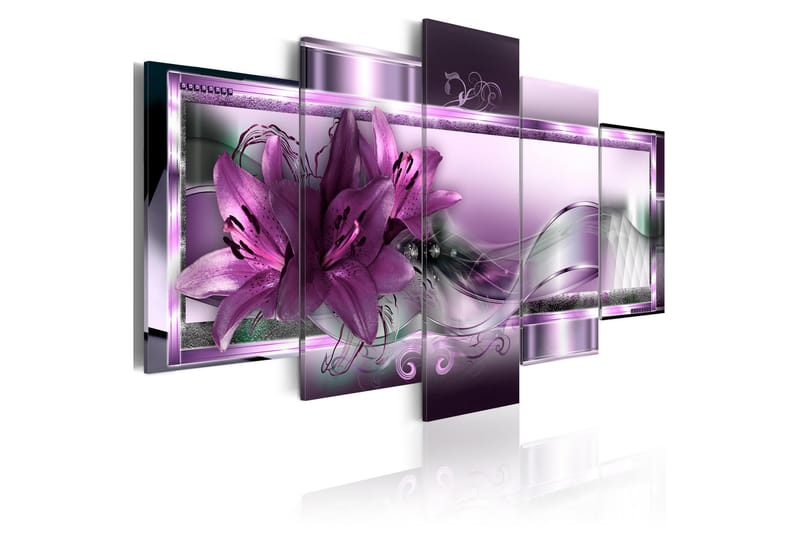 Taulu Purple Lilies 200x100 - Artgeist sp. z o. o. - Sisustustuotteet - Taulu & taide - Canvas-taulu