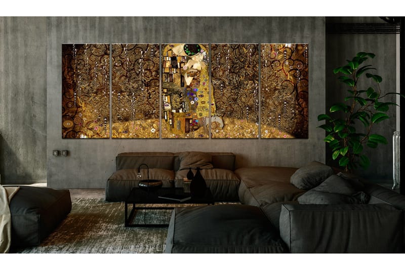 Taulu Passionate Kiss 200x80 - Artgeist sp. z o. o. - Sisustustuotteet - Taulu & taide - Canvas-taulu