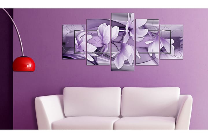 Taulu Purple Wave 100x50 - Artgeist sp. z o. o. - Canvas-taulu - Seinäkoristeet