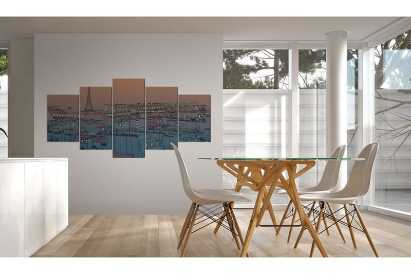 Taulu Paris The Darkness Falls 100x50 - Artgeist sp. z o. o. - Sisustustuotteet - Taulu & taide - Canvas-taulu